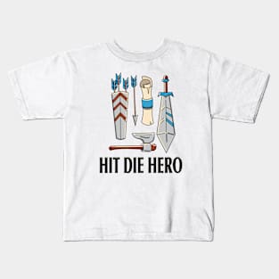 Hit Die Hero Kids T-Shirt